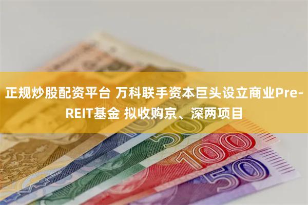 正规炒股配资平台 万科联手资本巨头设立商业Pre-REIT基金 拟收购京、深两项目