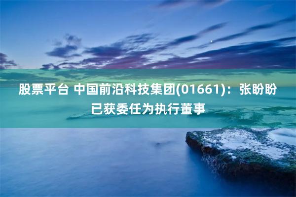 股票平台 中国前沿科技集团(01661)：张盼盼已获委任为执行董事