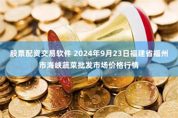 股票配资交易软件 2024年9月23日福建省福州市海峡蔬菜批发市场价格行情